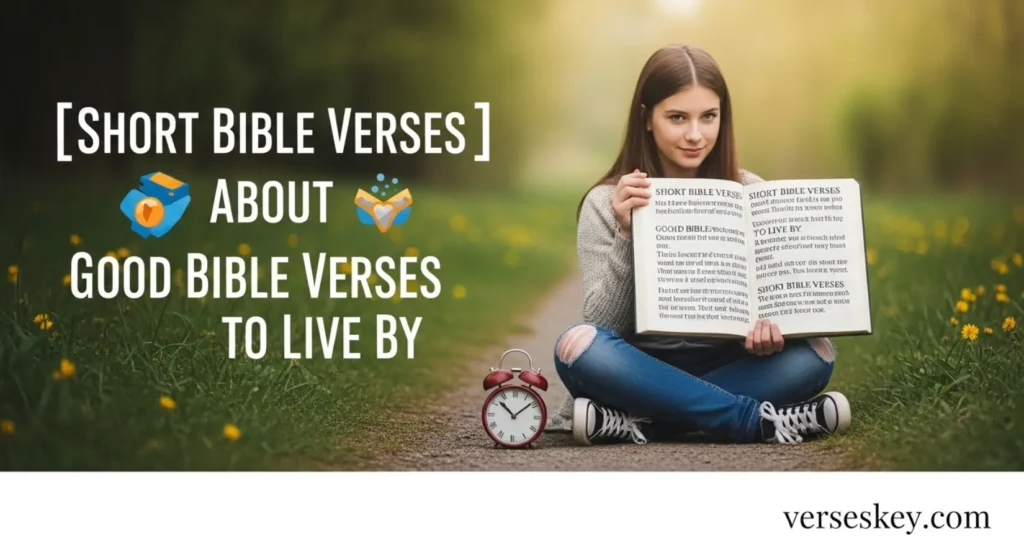 Short Bible Verses About