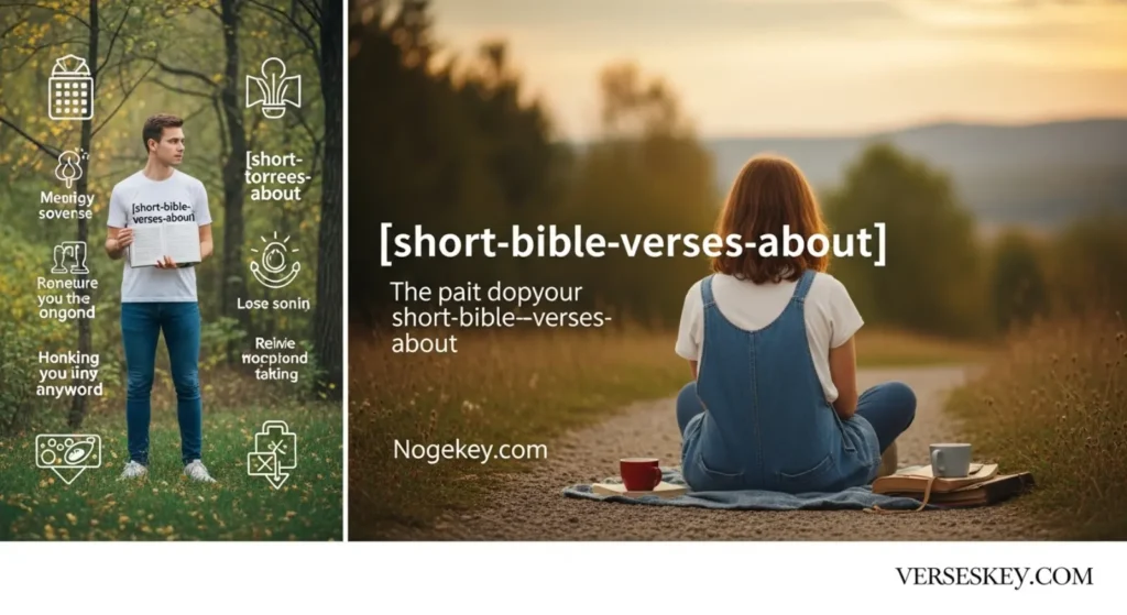 Short Bible Verses About