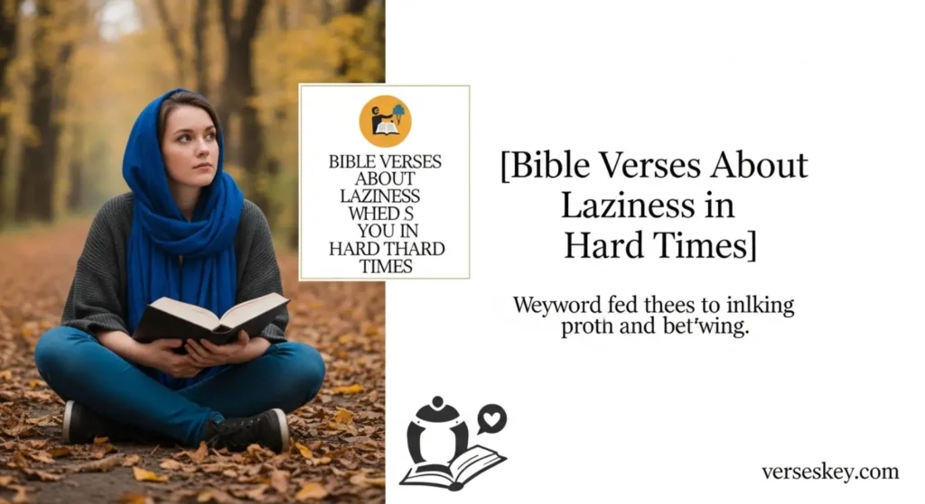 Bible Verses About Laziness