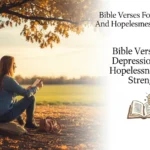 Bible Verses For Depression