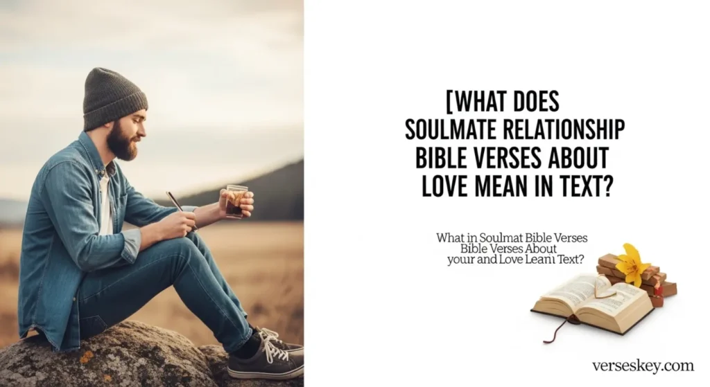 What Does Soulmate Relationship Bible Verses