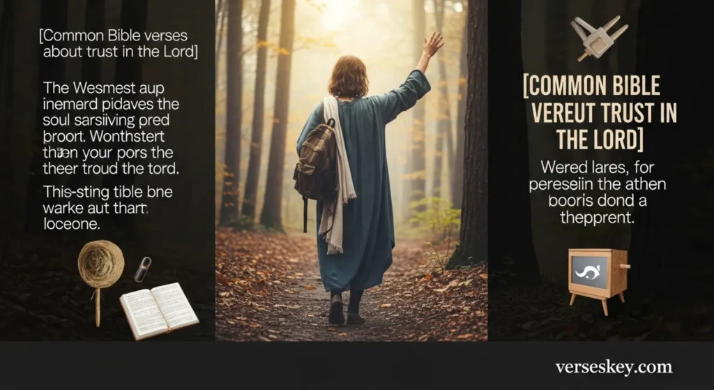 Common Bible verses about trust