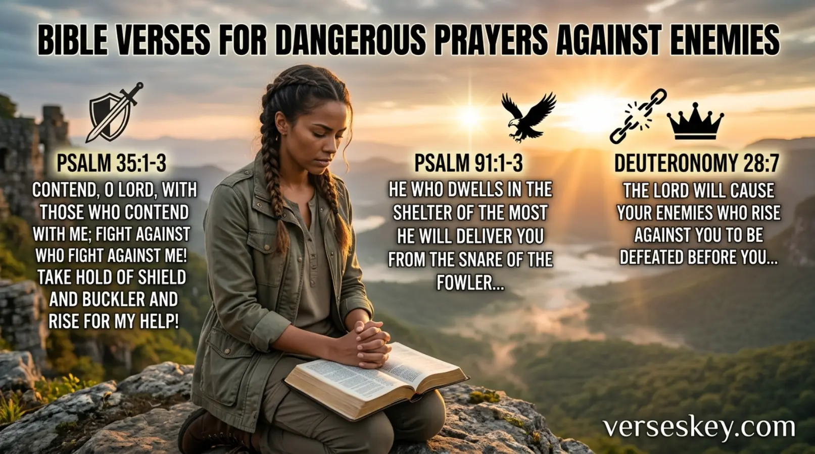 Bible Verses for Dangerous Prayers Against Enemies