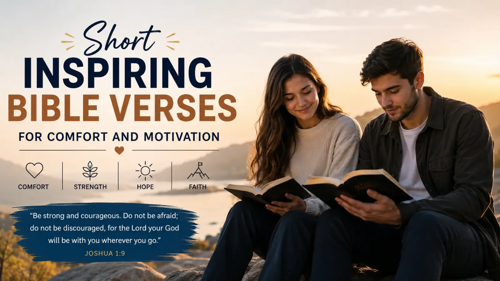 Short Inspiring Bible Verses for Comfort