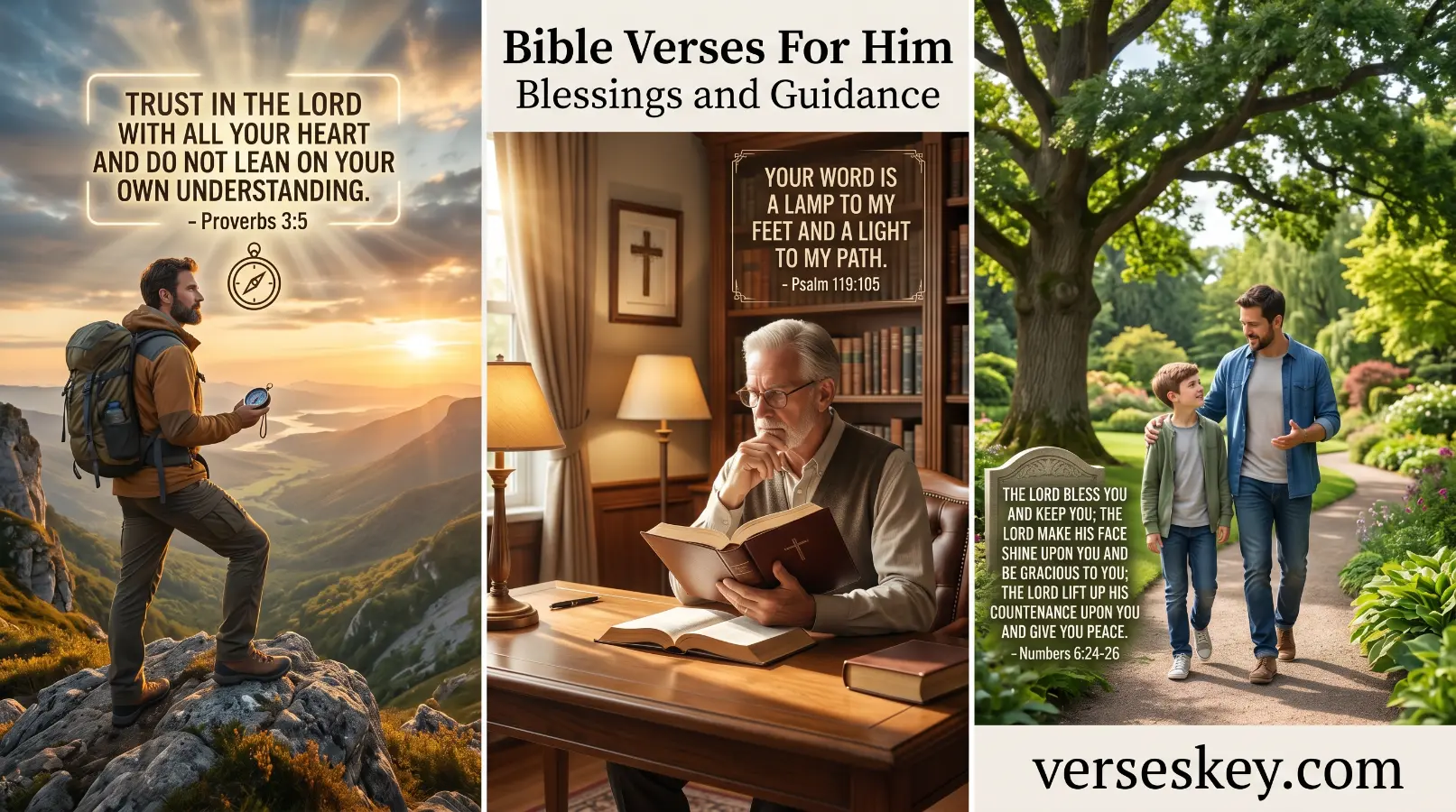 Bible Verses For Him Blessings and Guidance
