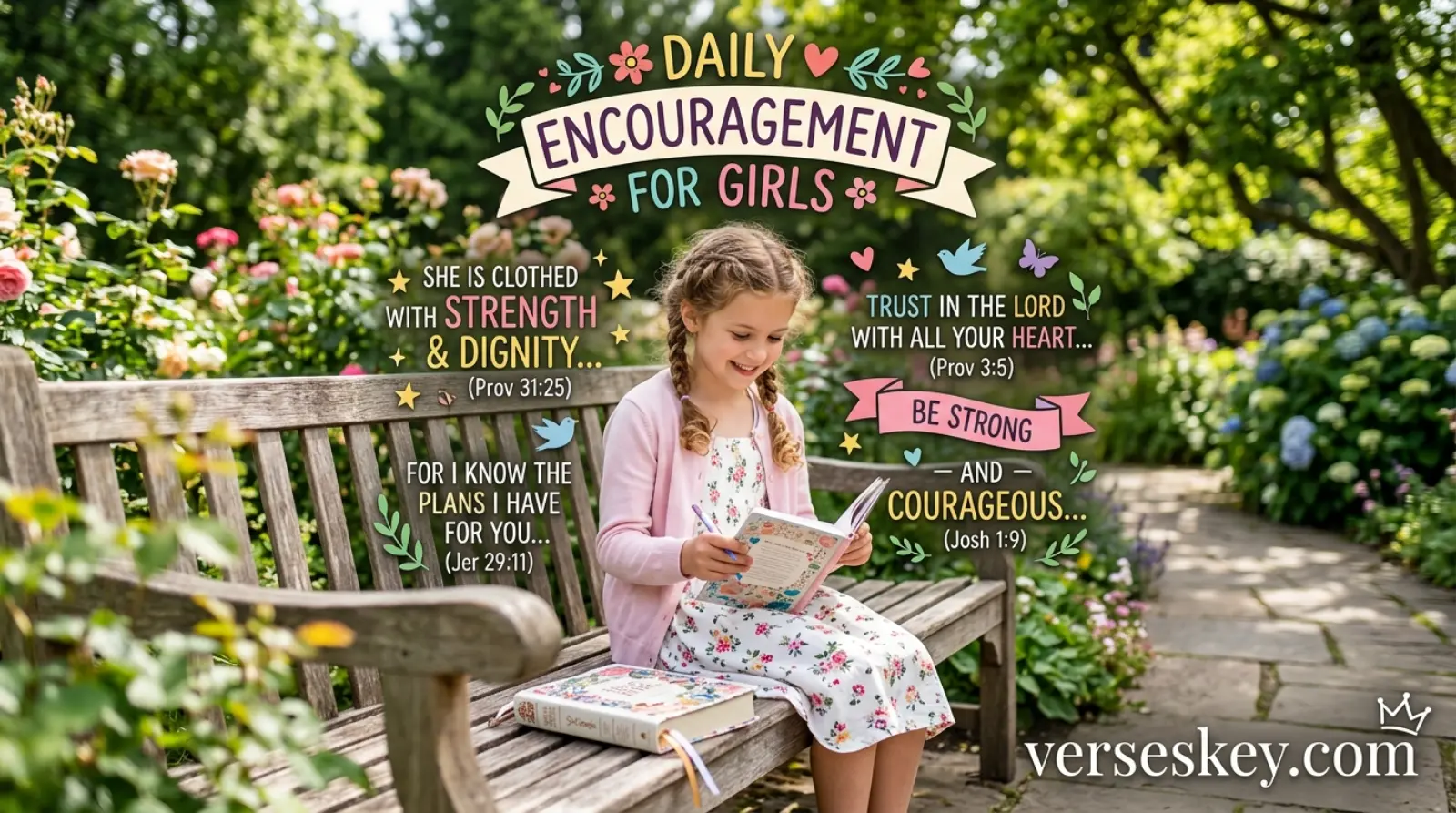 Cute Bible Verses for Girls for Daily Encouragement