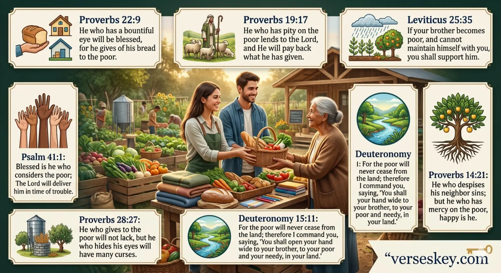 Top 7 Uplifting Verses for Helping the Poor