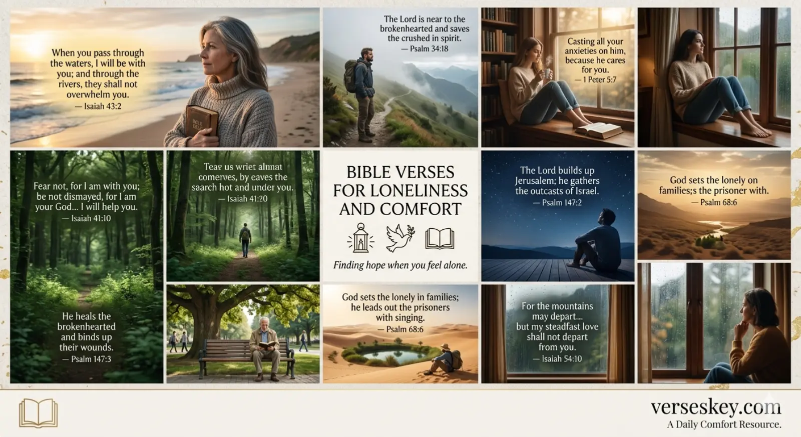 Bible Verses for Loneliness and Comfort