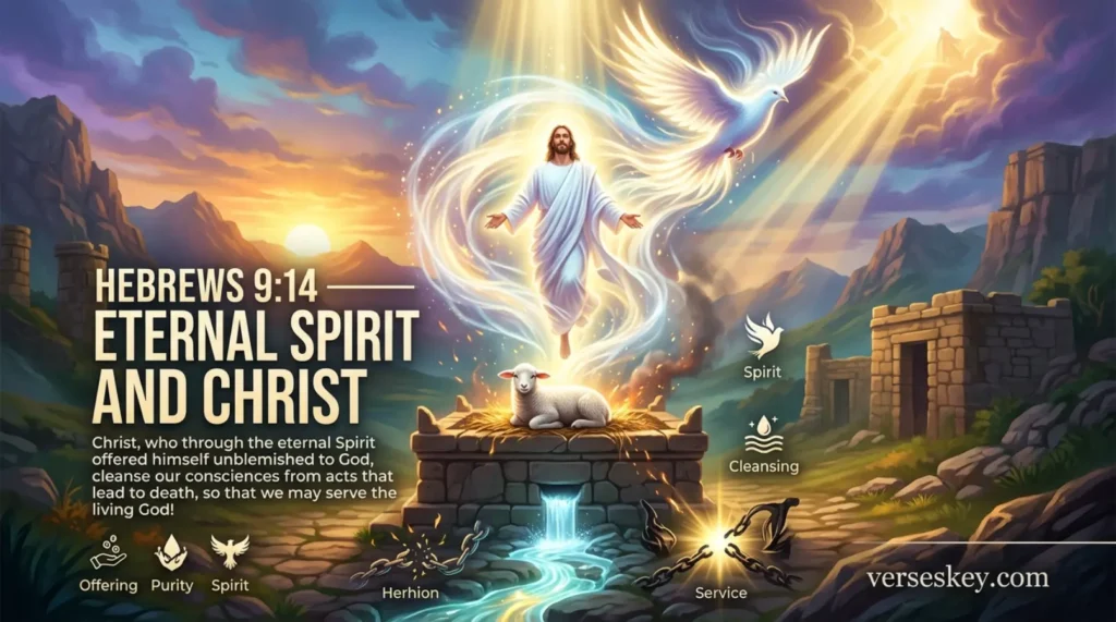 10. Hebrews 9:14 — Eternal Spirit and Christ