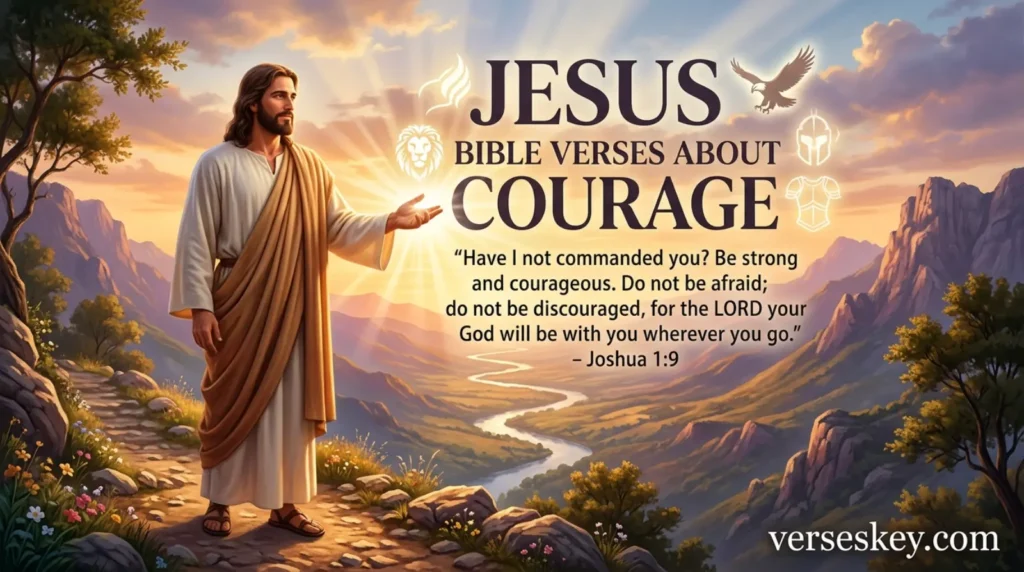 Jesus Bible Verses About Courage – Joshua 1:9