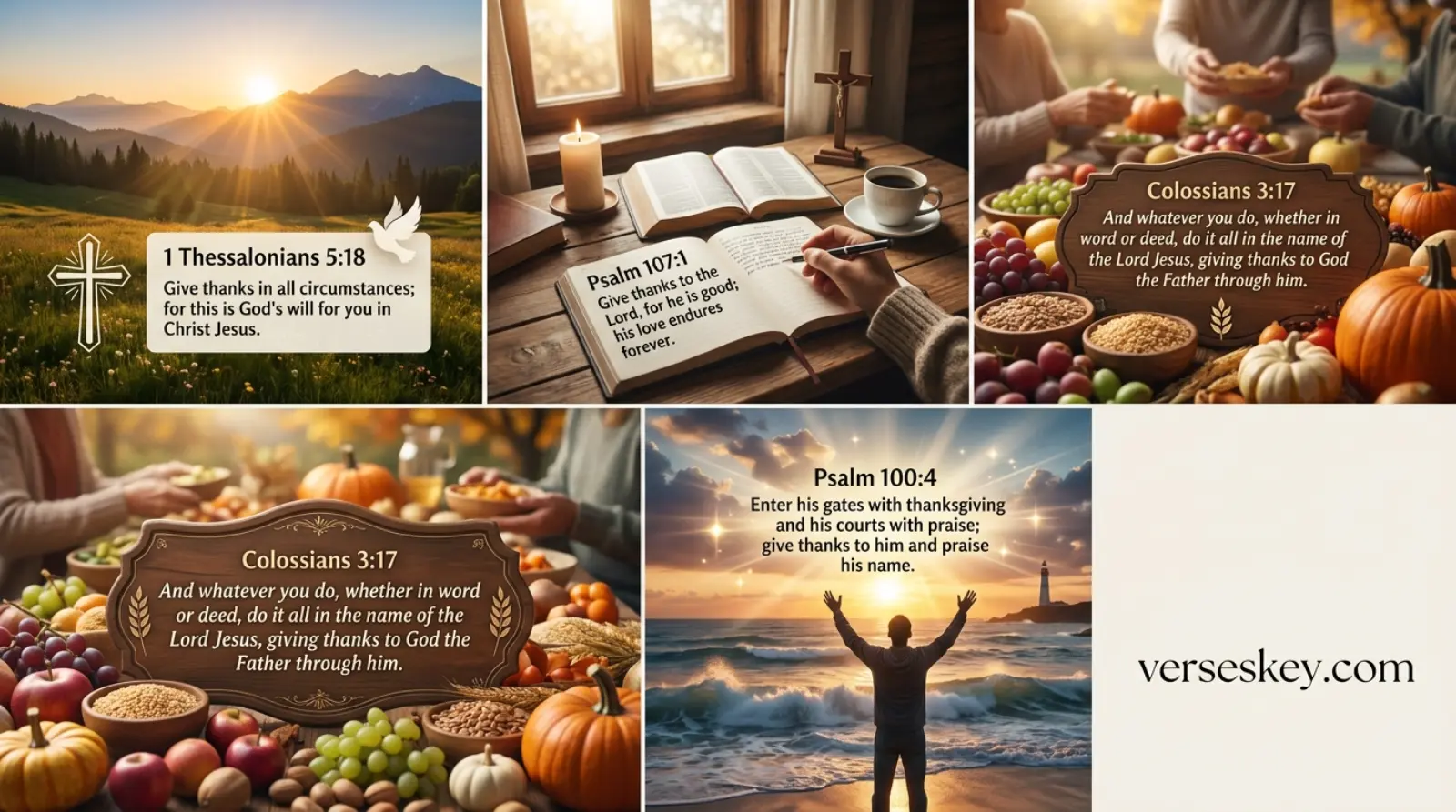 Thank You Bible Verses for Christians