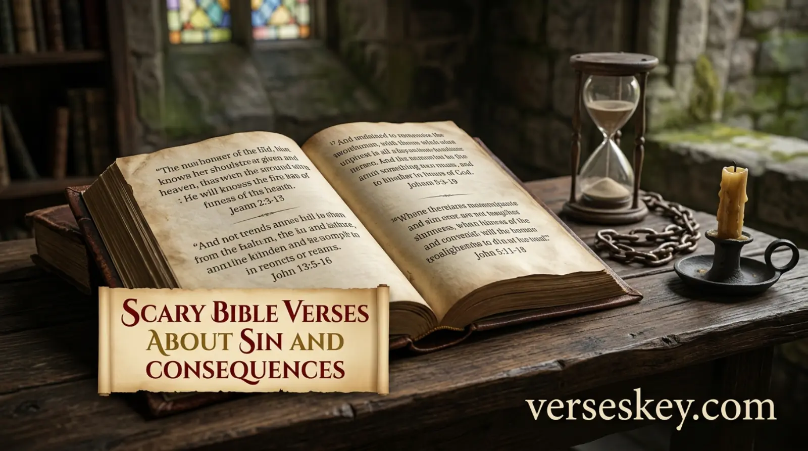 Scary Bible Verses About Sin and Consequences