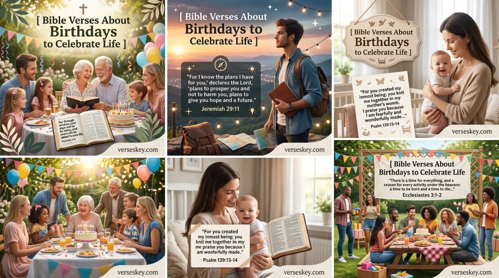 Bible Verses About Birthdays to Celebrate Life