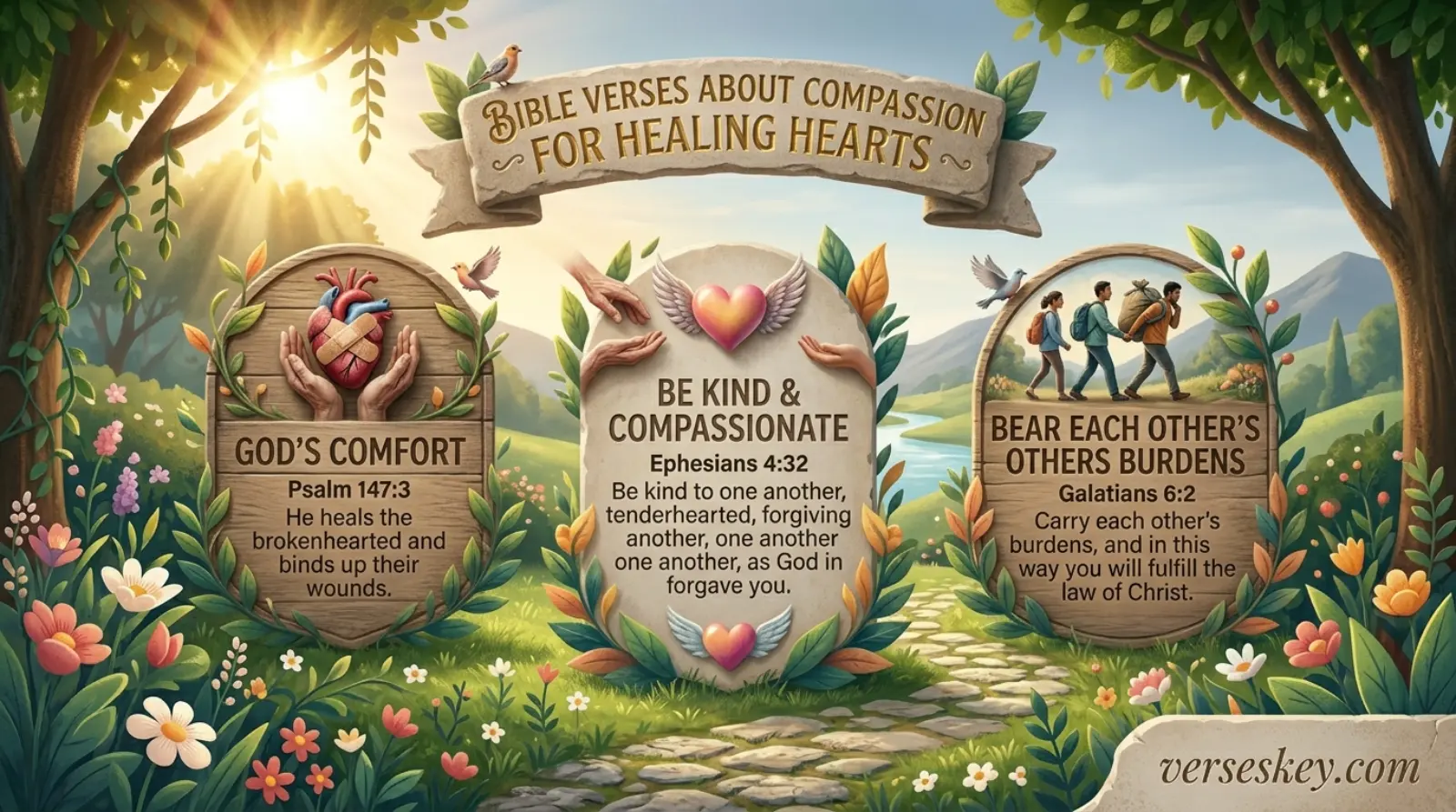 Bible Verses About Compassion for Healing Hearts
