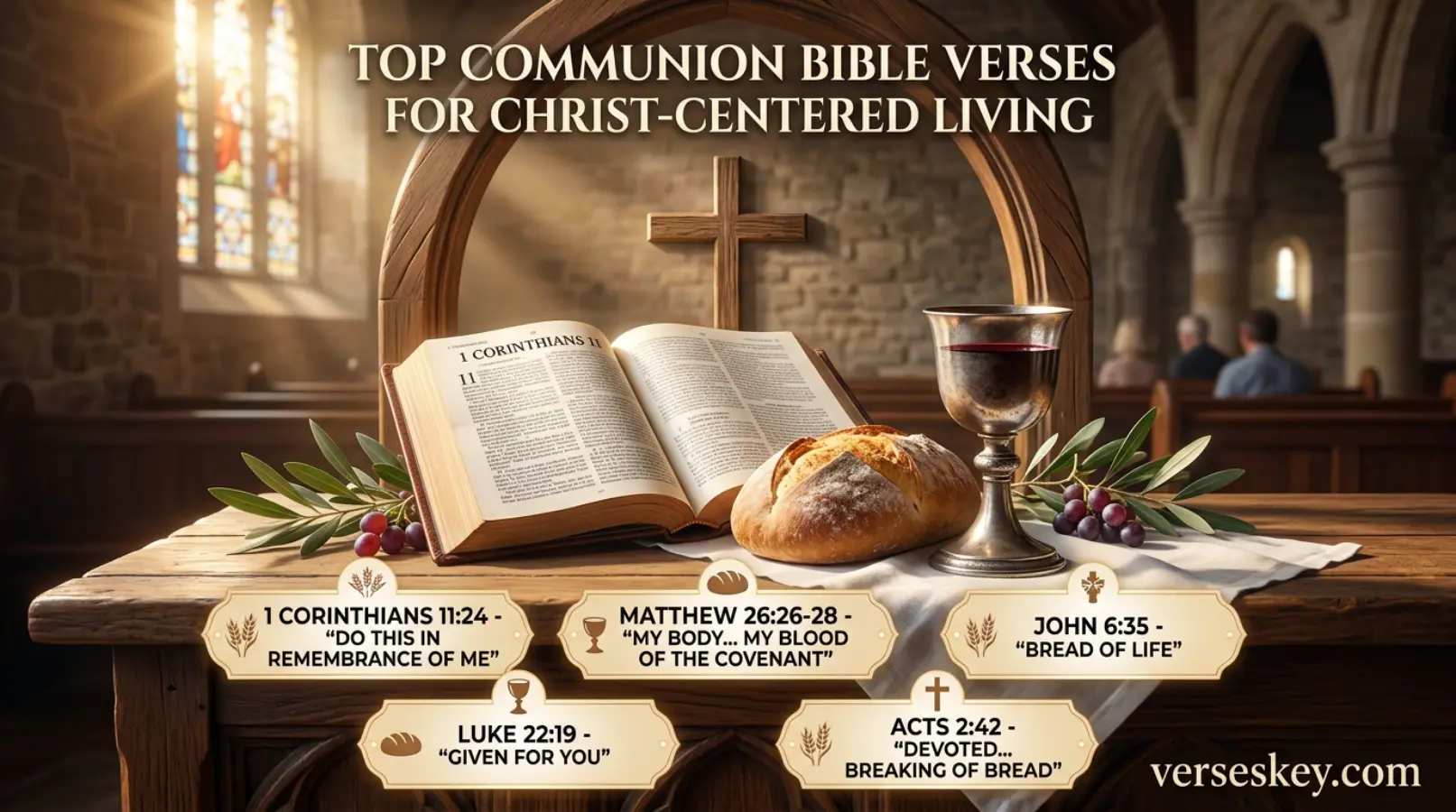 Top Communion Bible Verses for Christ-Centered Living