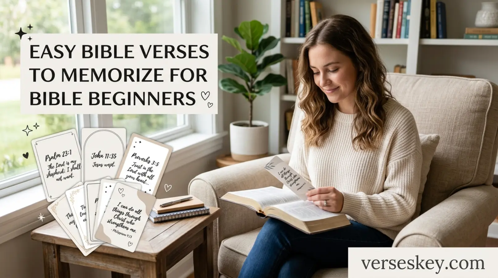 Easy Bible Verses to Memorize for Bible Beginners