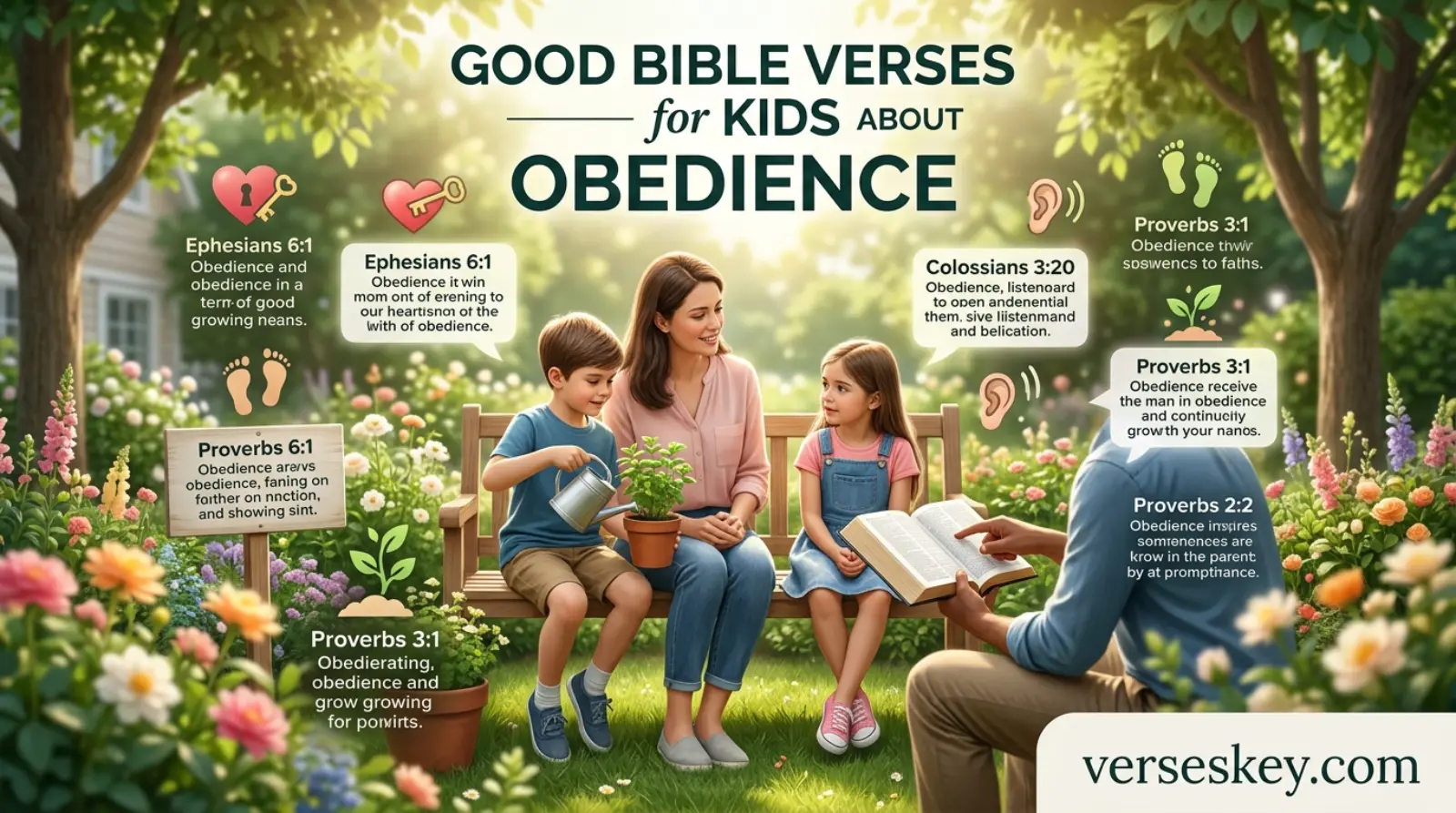 Good Bible Verses for Kids About Obedience