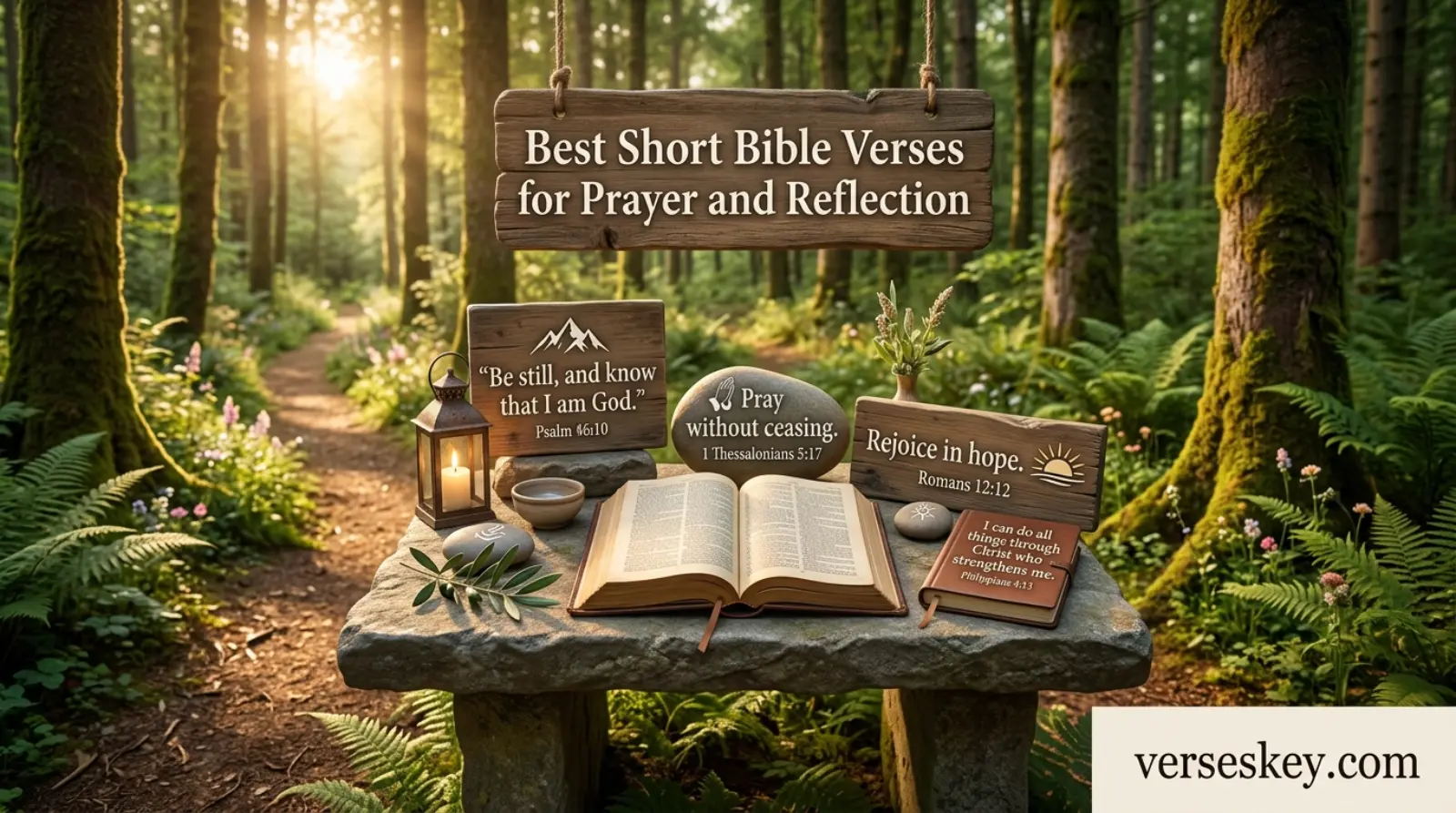Best Short Bible Verses for Prayer and Reflection