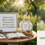 Printable Bible Verses for Prayer Reflection and Worship