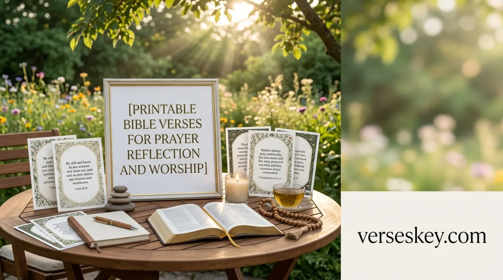 Printable Bible Verses for Prayer Reflection and Worship