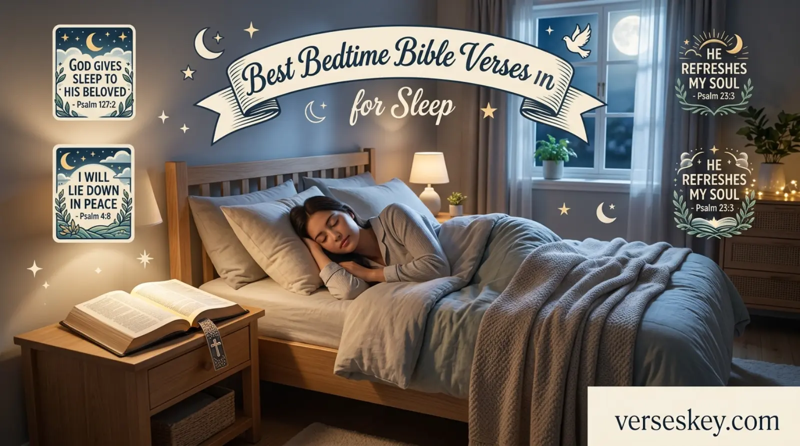 Best Bedtime Bible Verses for Sleep