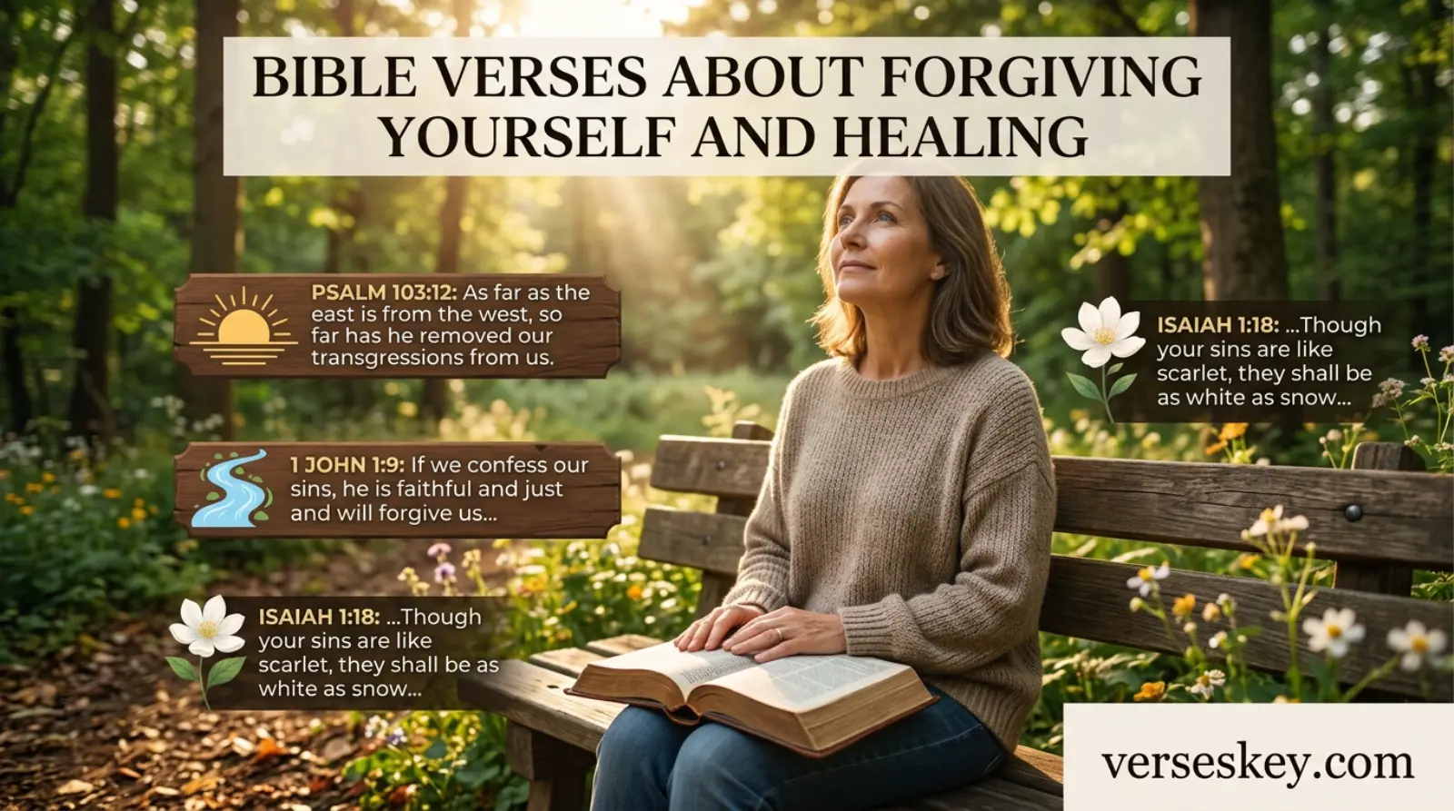 Bible Verses About Forgiving Yourself and Healing