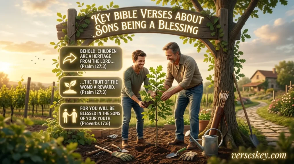 Key Bible Verses About Sons Being a Blessing