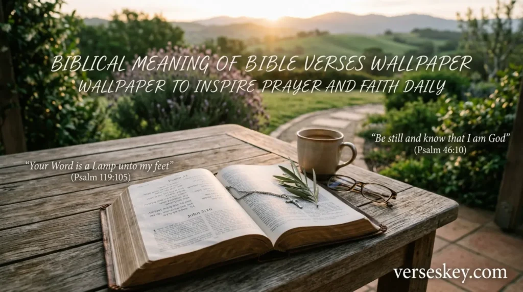 Biblical Meaning of Bible Verses Wallpaper to Inspire Prayer and Faith Daily
