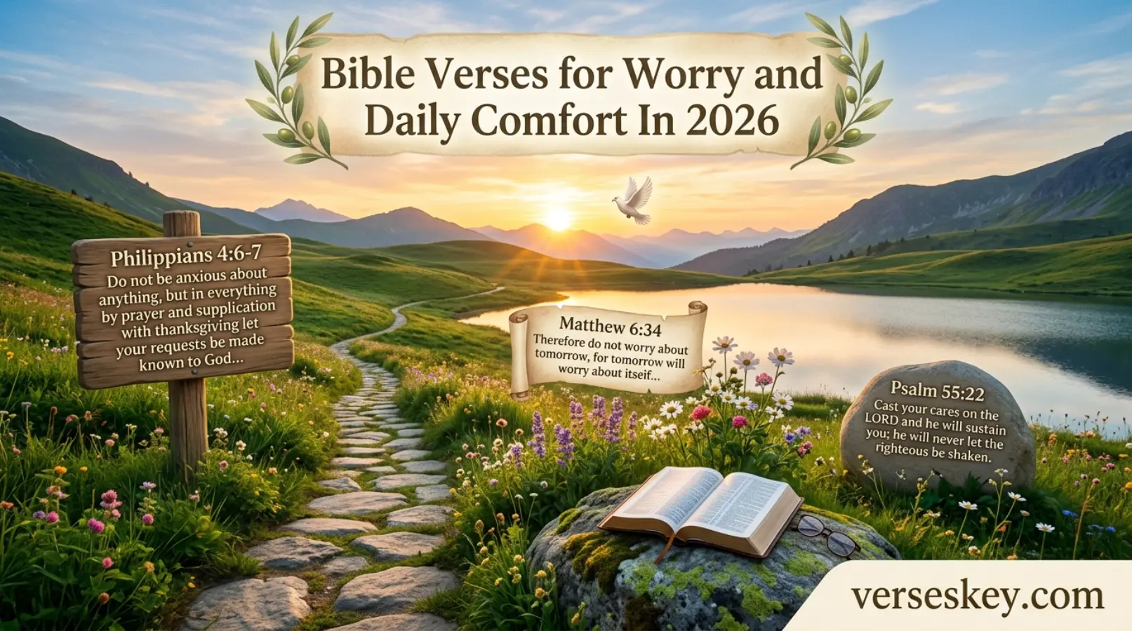 Bible Verses for Worry and Daily Comfort In 2026