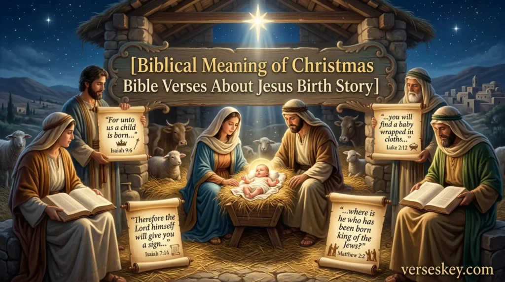 Biblical Meaning of Christmas Bible Verses About Jesus Birth Story