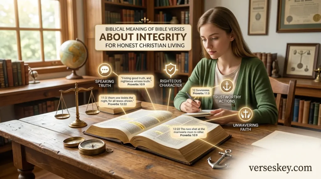 Biblical Meaning of Bible Verses About Integrity for Honest Christian Living