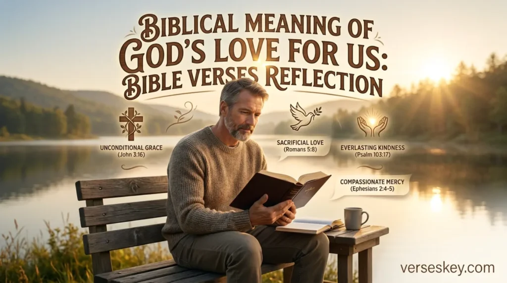 Biblical Meaning of God's Love for Us Bible Verses Reflection