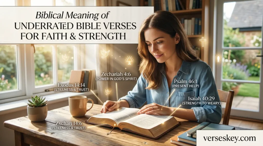 Biblical Meaning of Underrated Bible Verses for Faith and Strength