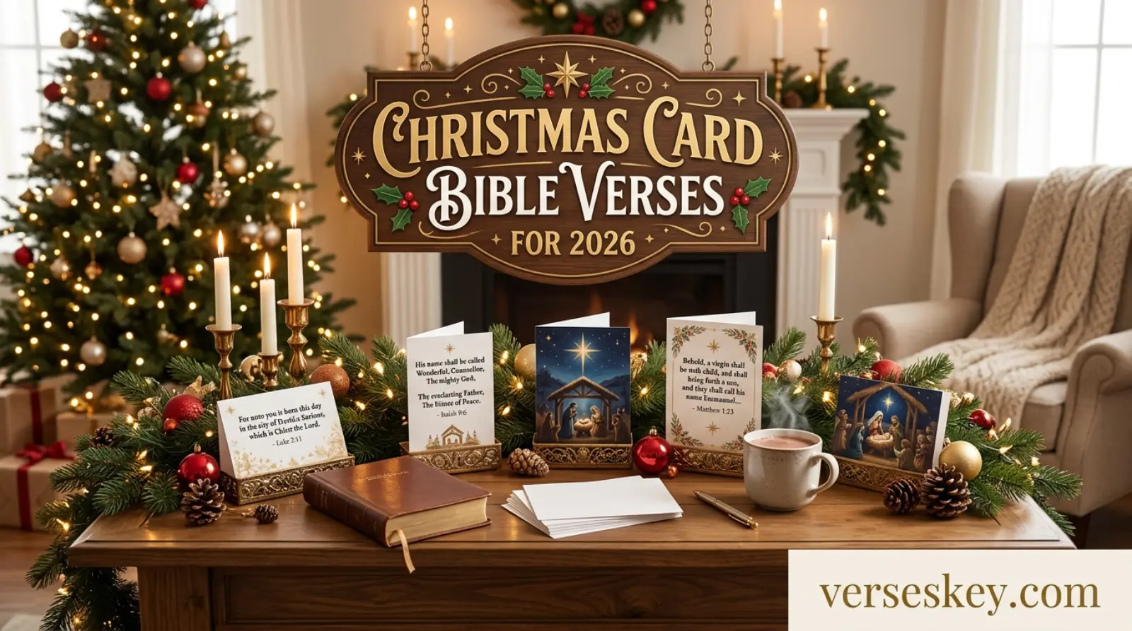 Christmas Card Bible Verses for 2026