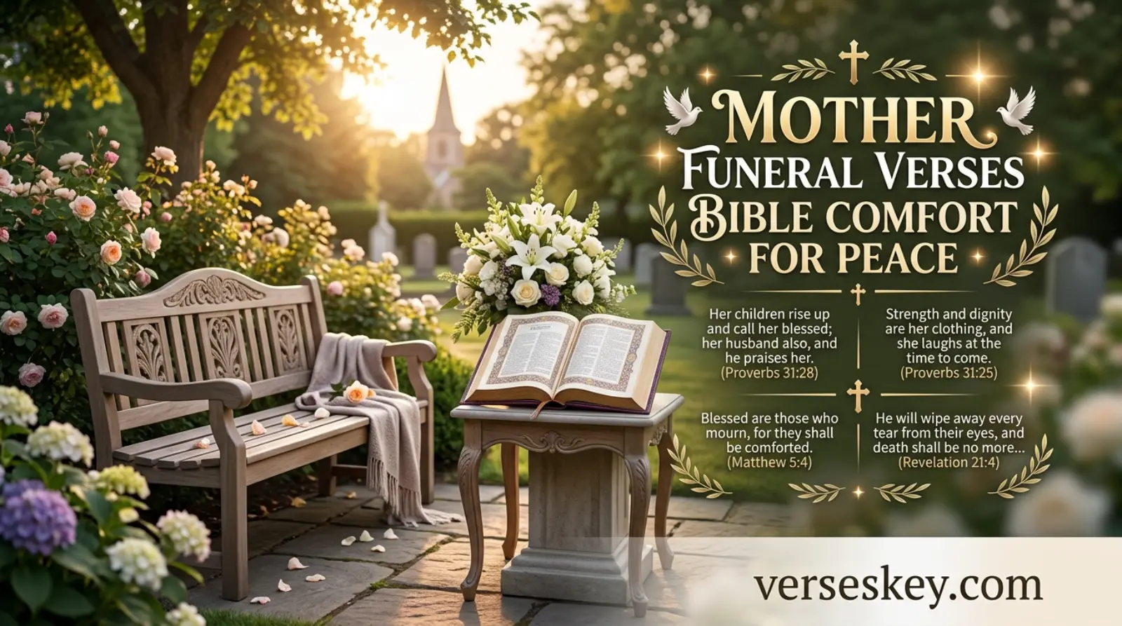 Mother Funeral Verses Bible Comfort For Peace