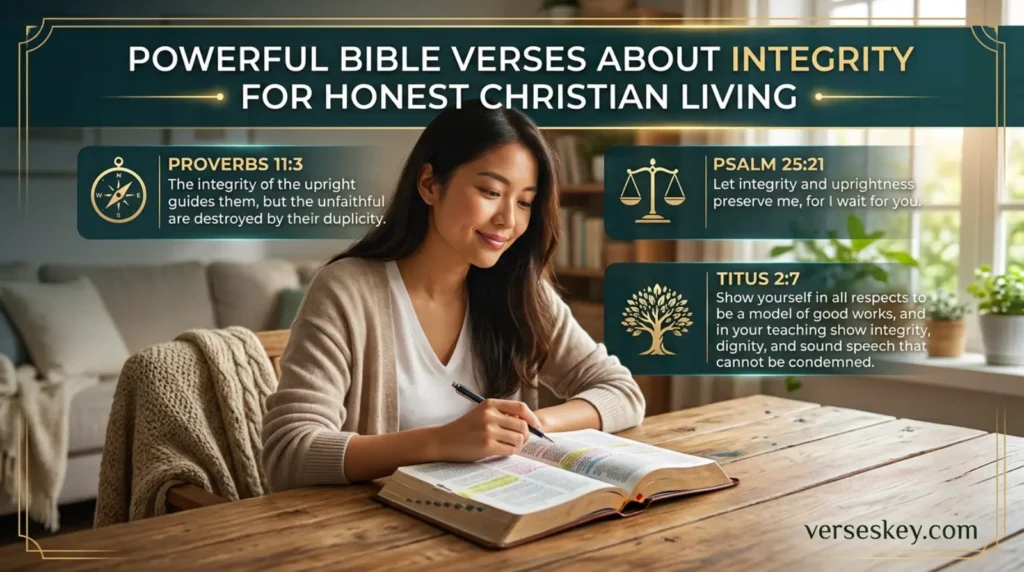 Powerful Bible Verses About Integrity for Honest Christian Living
