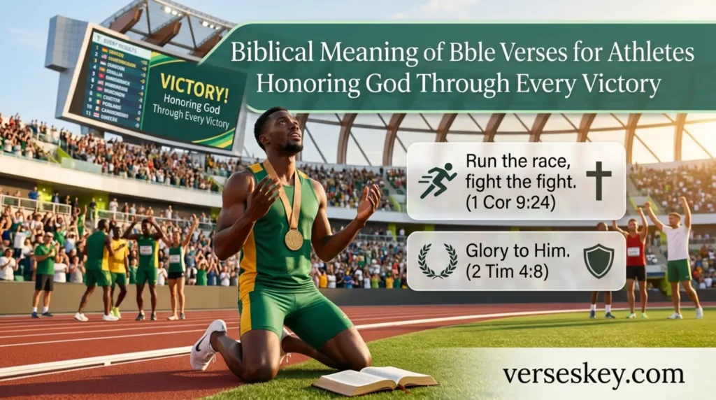Biblical Meaning of Bible Verses for Athletes Honoring God Through Every Victory
