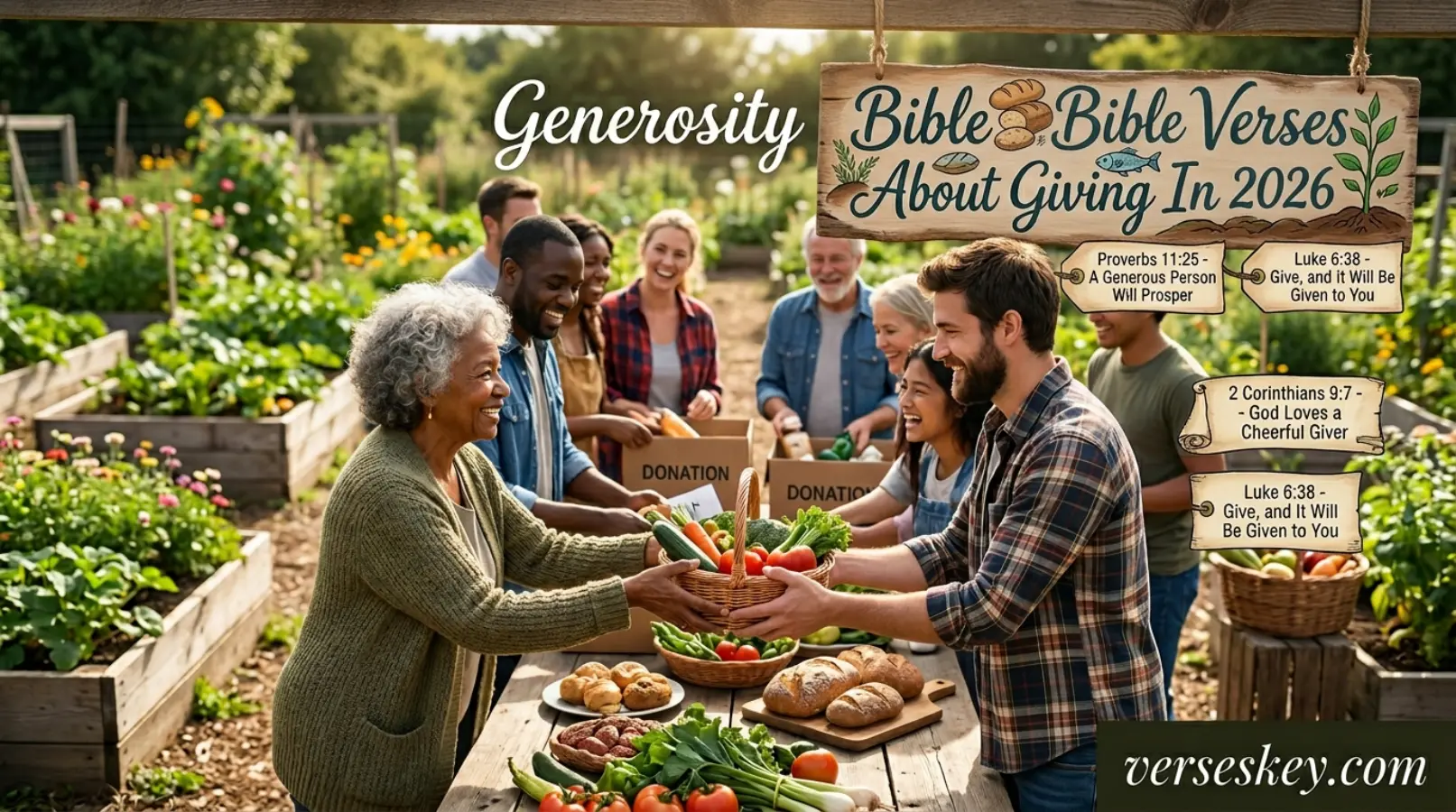 Generosity Bible Verses About Giving
