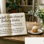 Heartfelt Bible Verses for Birthday Wishes
