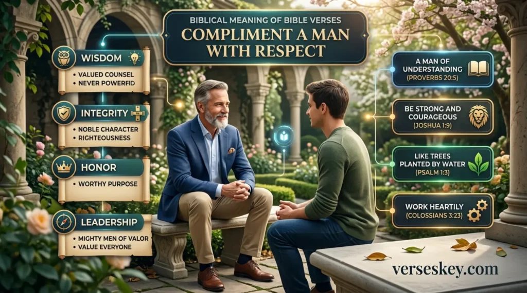Biblical Meaning of Bible Verses Compliment a Man with Respect