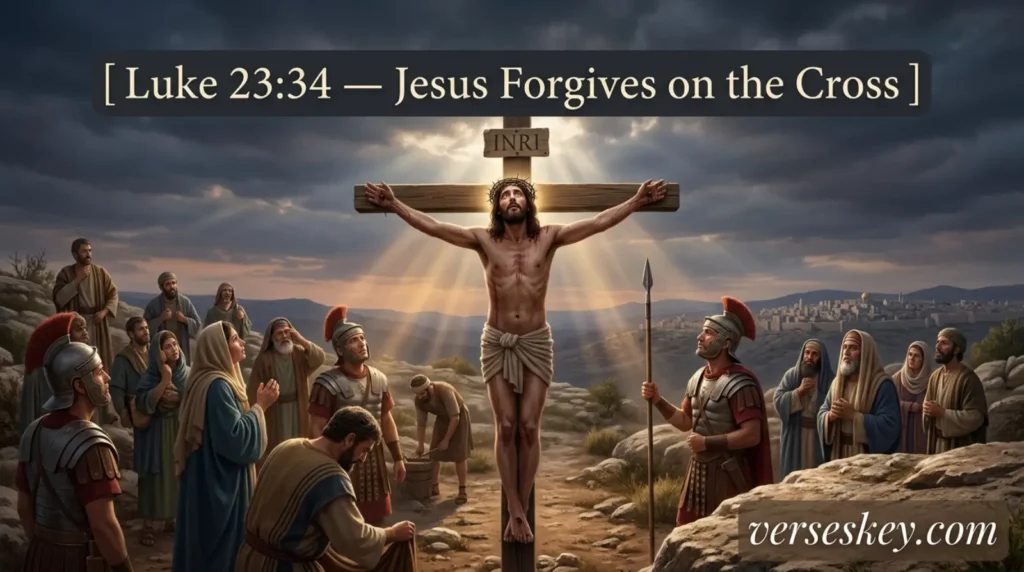 Jesus Forgives on the Cross