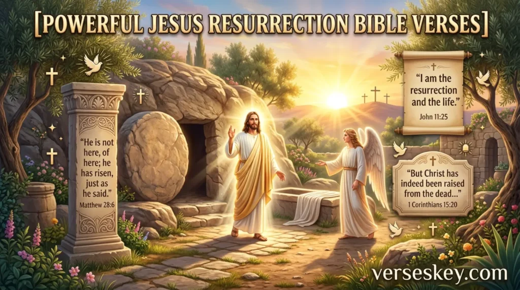 Powerful Jesus Resurrection Bible Verses