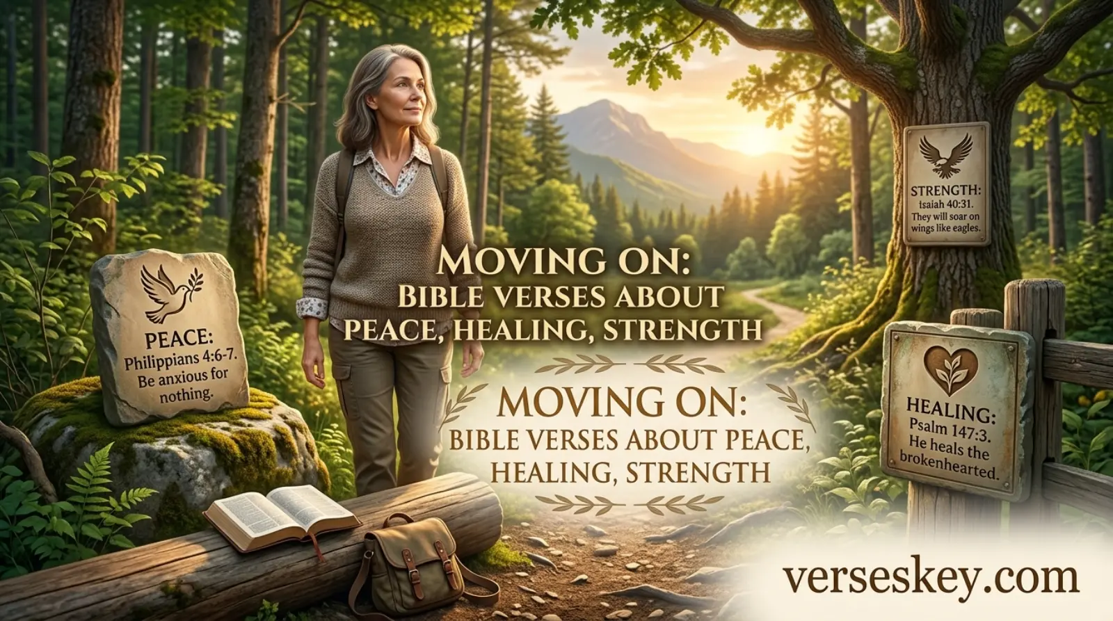 Moving On Bible Verses About Peace Healing Strength