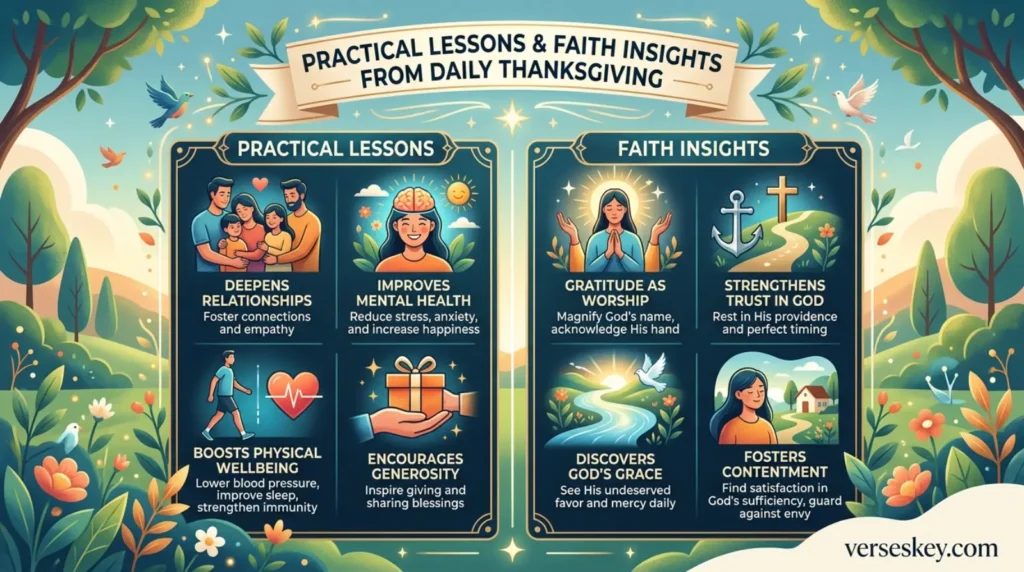 Practical Lessons & Faith Insights from Daily Thanksgiving
