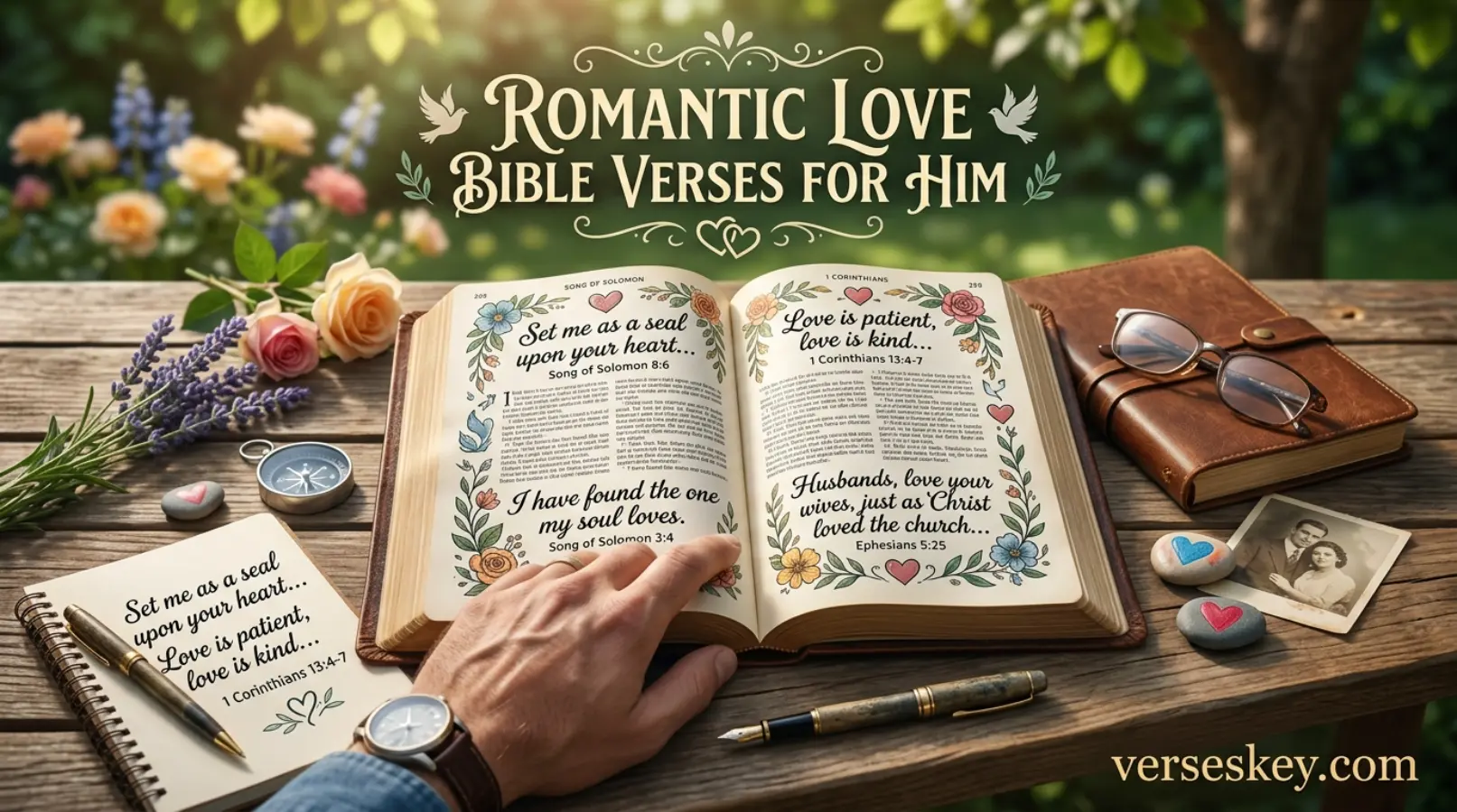Romantic Love Bible Verses for Him