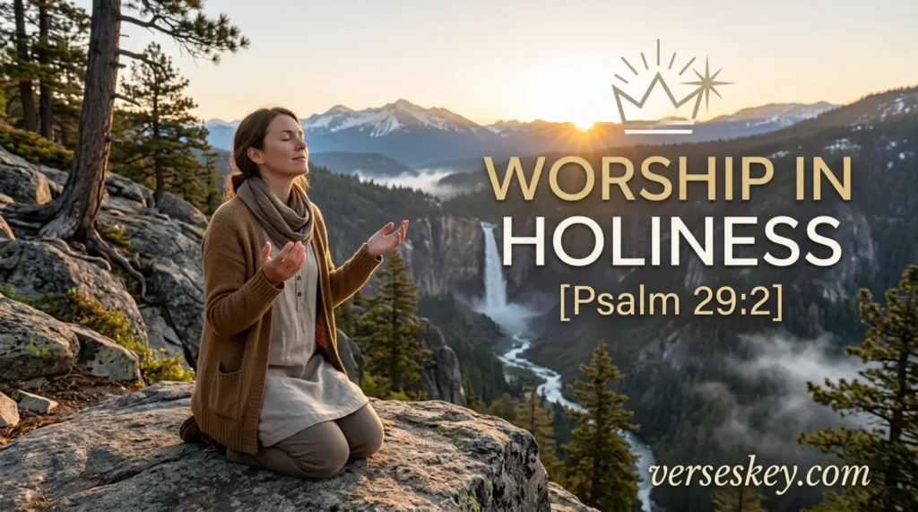 Worship in Holiness