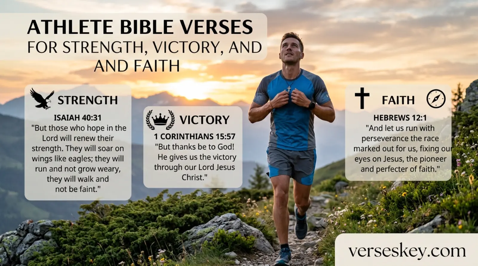 Athlete Bible Verses for Strength, Victory, and Faith