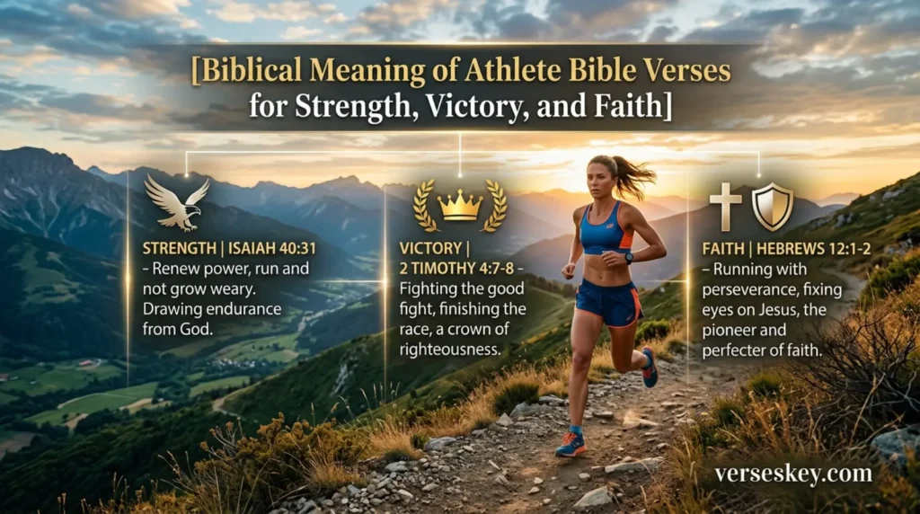 Biblical Meaning of Athlete Bible Verses for Strength
