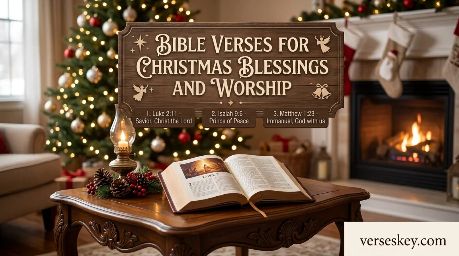 Bible Verses for Christmas Blessings and Worship