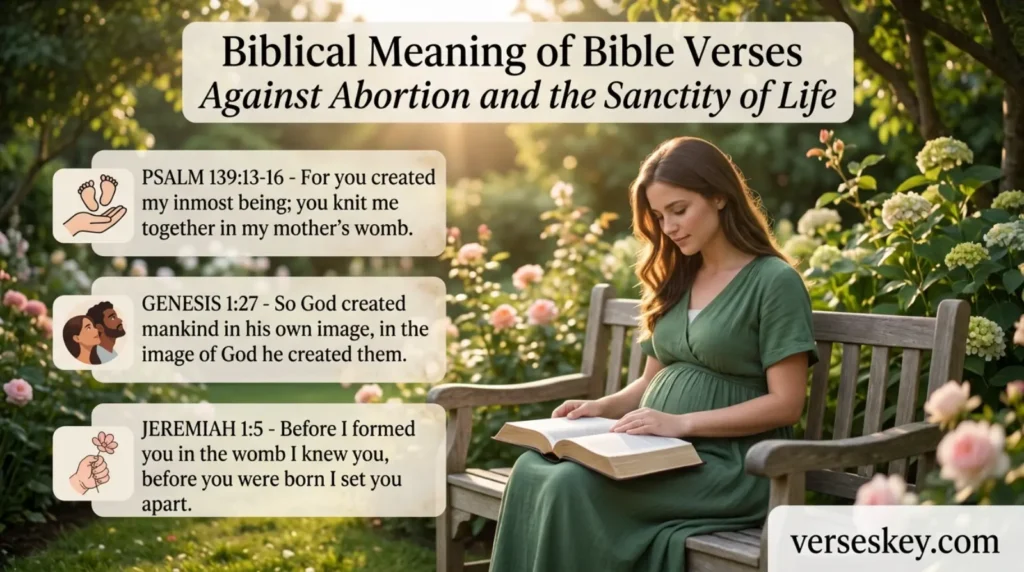 Biblical Meaning of Bible Verses Against Abortion